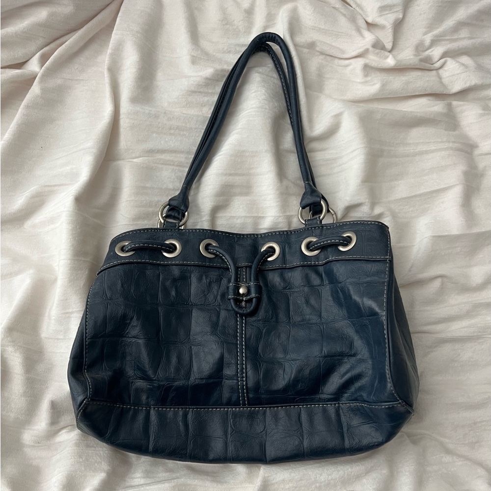 Blue Crocodile Bag 🐊💙